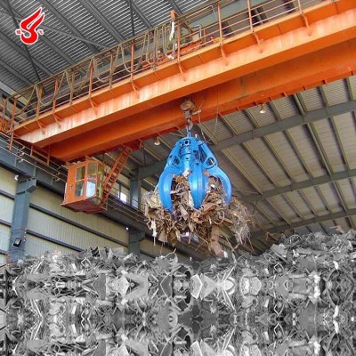 Warehouse Mechanical Type Grab Bucket Overhead Crane