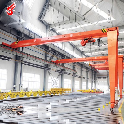 Light Duty BMH Single Girder Semi Gantry Crane