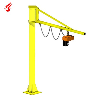 BZ Model Floor Mounted Column Electric Hoist Small Jib Crane