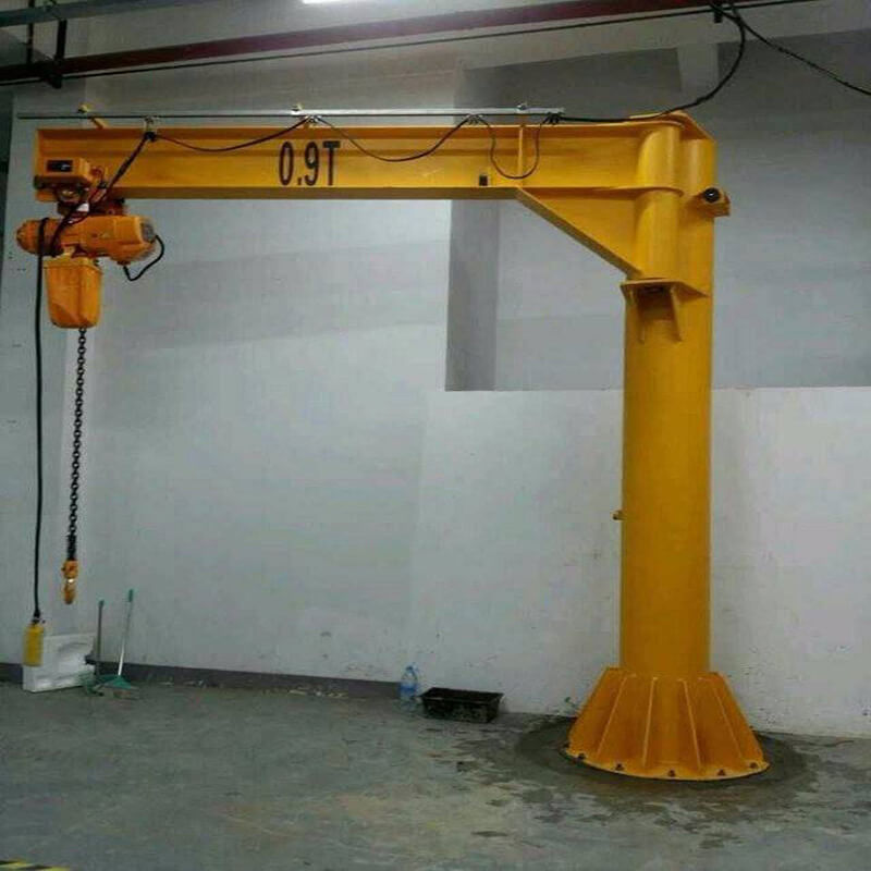 BZ Model Floor Mounted Column Electric Hoist Small Jib Crane