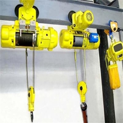 Electric crane wire rope hoist price outdoor used