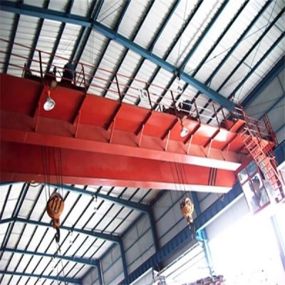 25T Double beam trolley frame traveling overhead crane