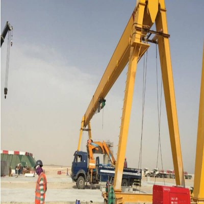 32 ton electric hoist single girder gantry crane used in outdoor