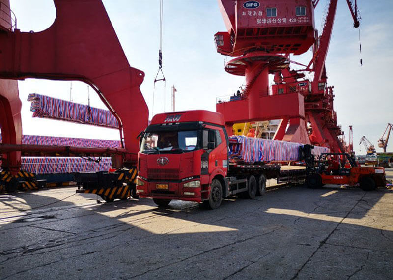 Dongqi Group QZ & QD Double Girder Overhead Crane Shipped to the Steel Mill in India