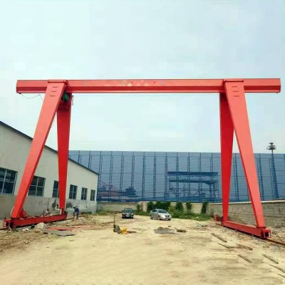 2 sets 16 ton single girder hoist gantry crane for sale