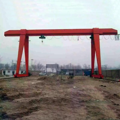 2 sets 16 ton single girder hoist gantry crane for sale