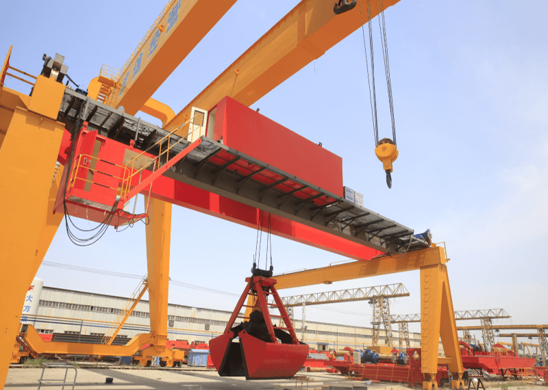 QZ Overhead crane with grab blast-furnace slag Terminator