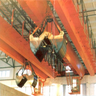 QZ Double Beam Overhead Crane with Grab Bucket