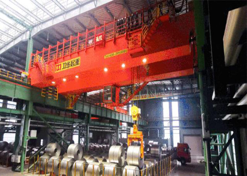 Intelligent all-star Product group debut-intelligent steel coil handling crane