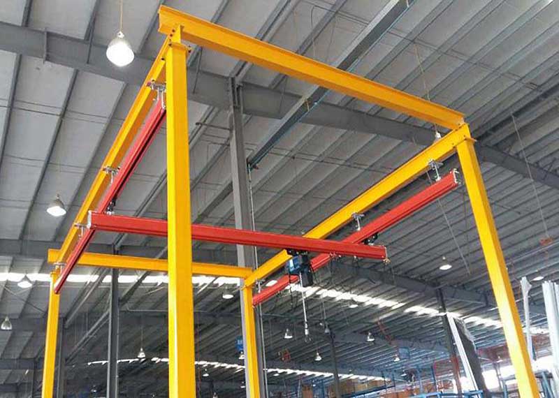 Dafang 1t combined type self-supporting crane KBK overhead crane