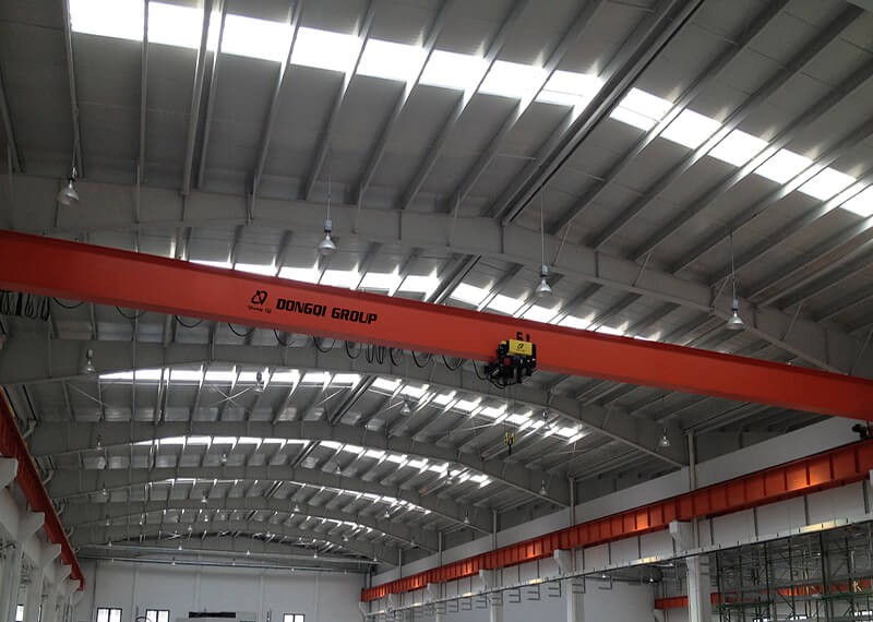 Single beam crane track safety