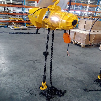 1 Ton Electric Chain Hoist with Hook Suspension Type