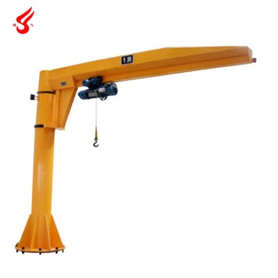 cantilever swinging arms 360 degree rotating electric jib crane