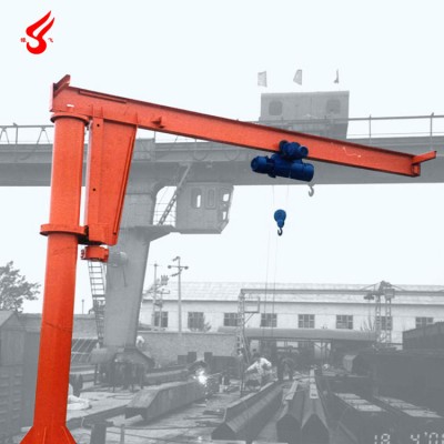 WorkShop Swivel Jib Crane with Hoist 2 ton