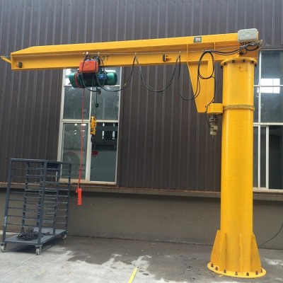 360 Degree Rotation Direction Pillar Mounted Cantilever Jib Crane