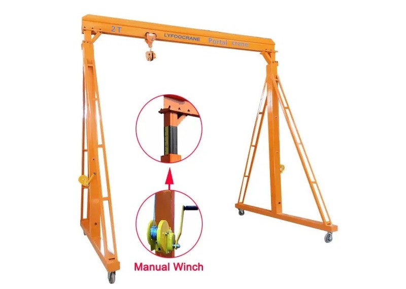 5 Ton Single Girder Crane Price for Sale