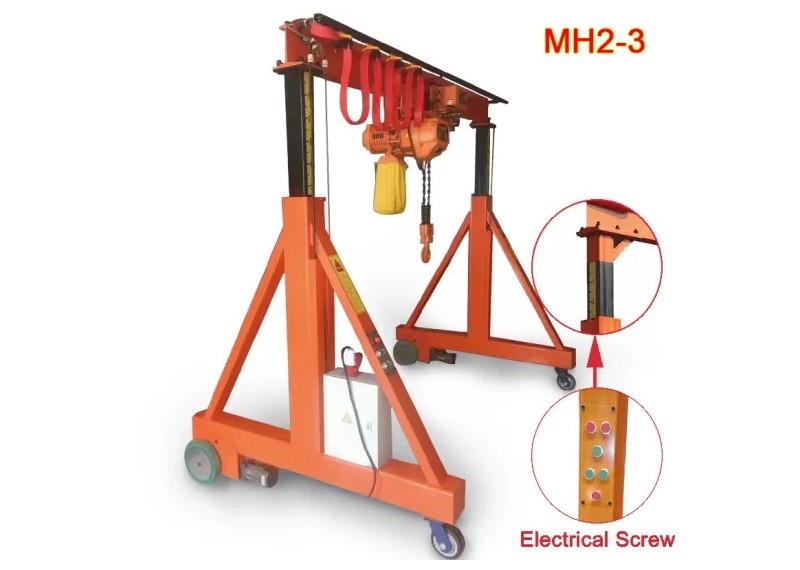 10 Ton Gantry Hoist Specifications Design