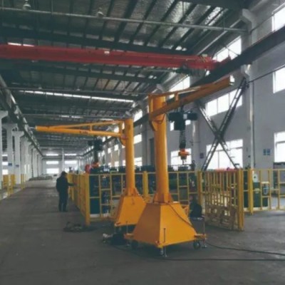 360 Degree Rotation Angle Mobile Jib Crane 220V/380V for Construction