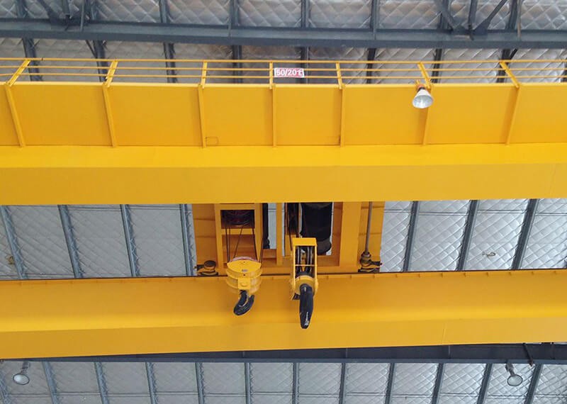 What are the safety precautions for using bridge cranes
