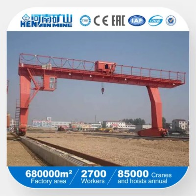 Single Girder Gantry Crane 10t, 16t, 20t with Electric Hoist