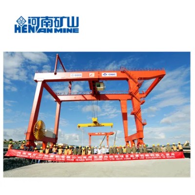 Rail Mounted Double Girder Container Gantry Crane-Mobile Container Crane