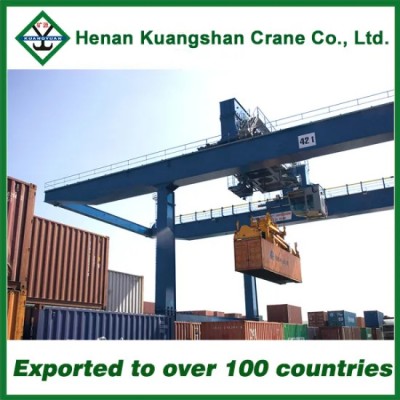 Double Girder Rail Mounted Port Gantry Crane for Container