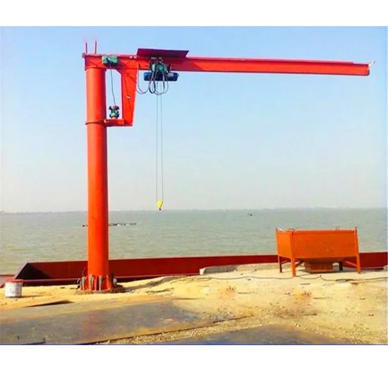 3000kg Mounted Slewing Bearing Jib Crane with Highly Praised