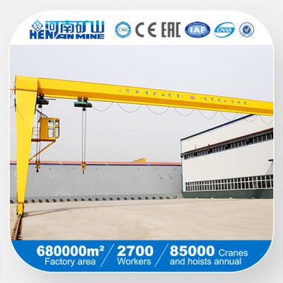 Workshop Single Girder Semi Gantry Crane (BMH)