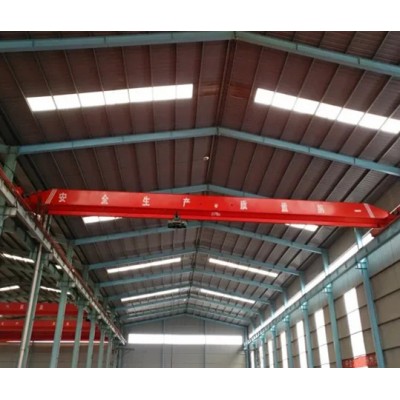 Electric Single Girder Overhead Bridge Crane Used Glass Lifting Equipment