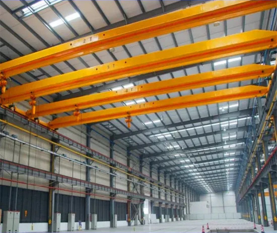 China Electric Indoor Single Girder Overhead Crane Traveling Bridge Crane 5 Ton