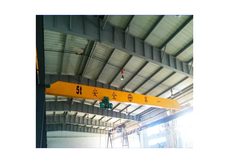 Underhung single girder crane