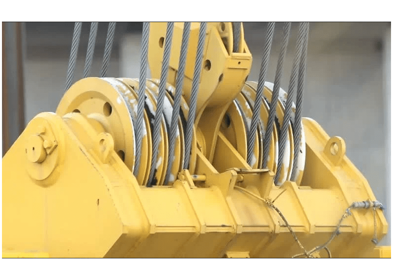 Maintenance of crane pulley block