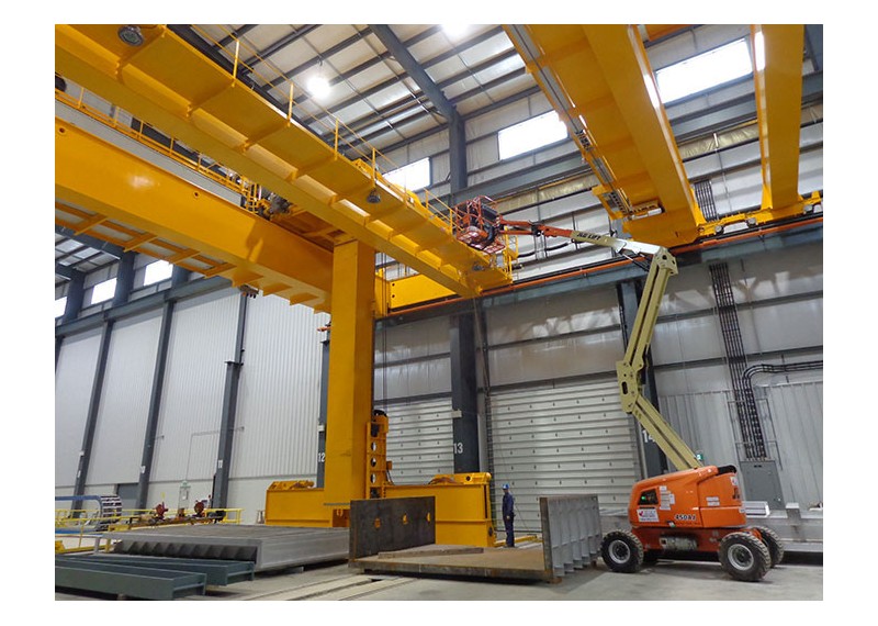 Gantry crane brake replacement method and scrap standard