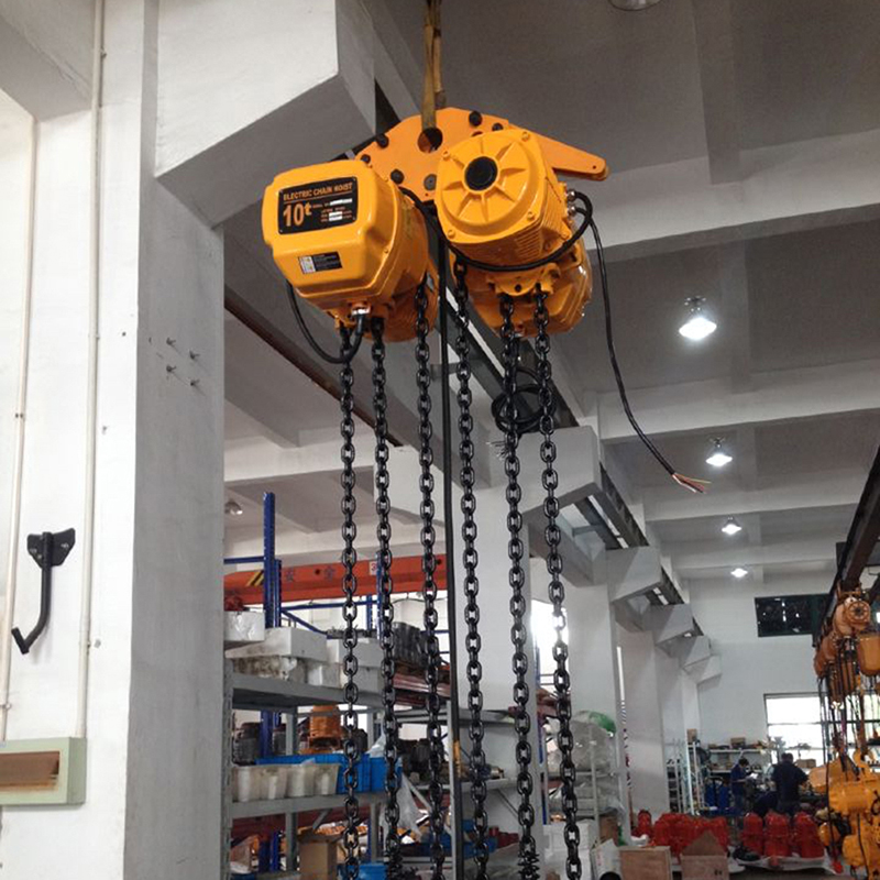 Lifting electrical hoist chain block 1000kg with hook for warehouse used