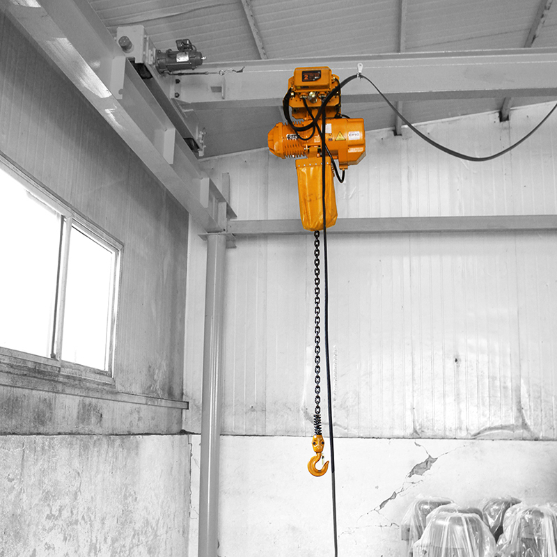 Lifting electrical hoist chain block 1000kg with hook for warehouse used