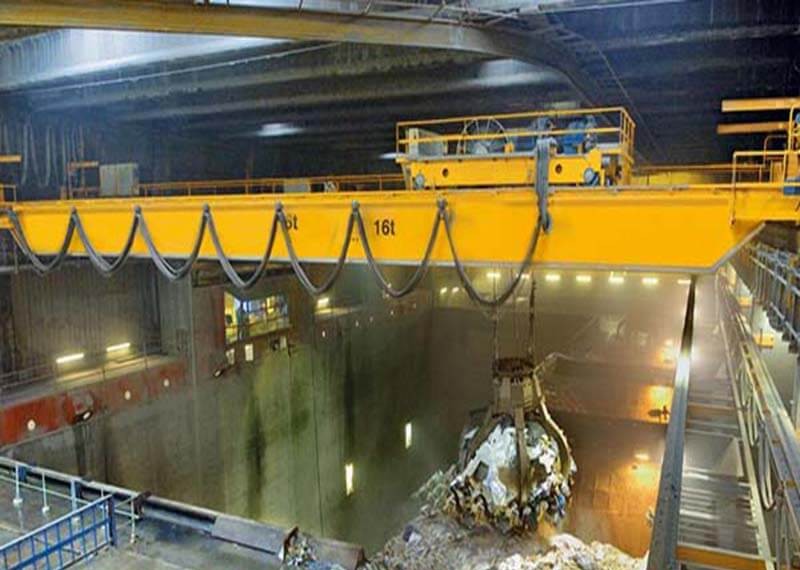 Overhead Crane for Garbage Disposal