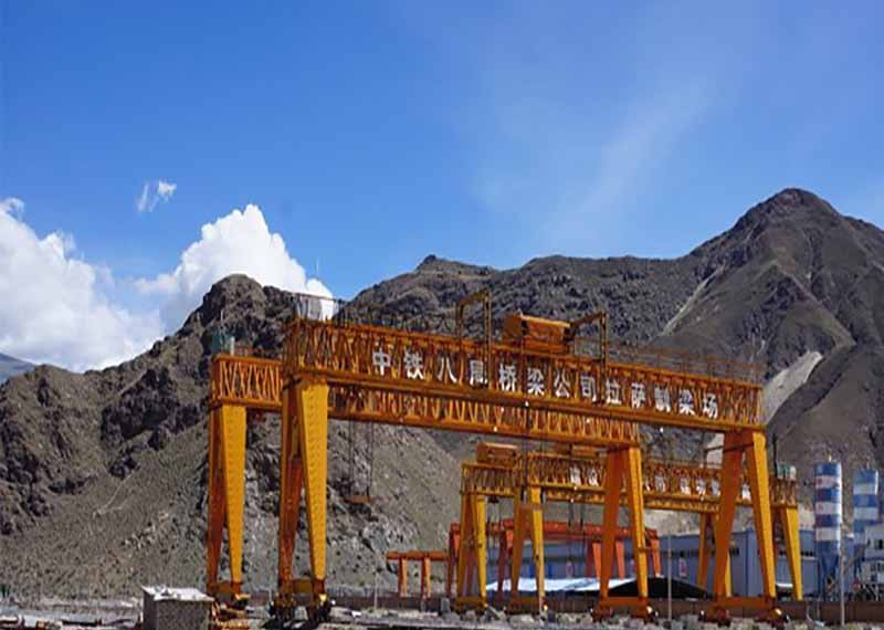 Two Gantry Cranes for Train Handling