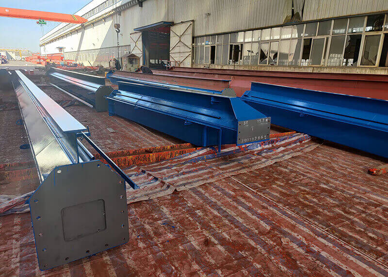 Three Sets LD3t Ton Single Girder Overhead Crane Exported to Thailand