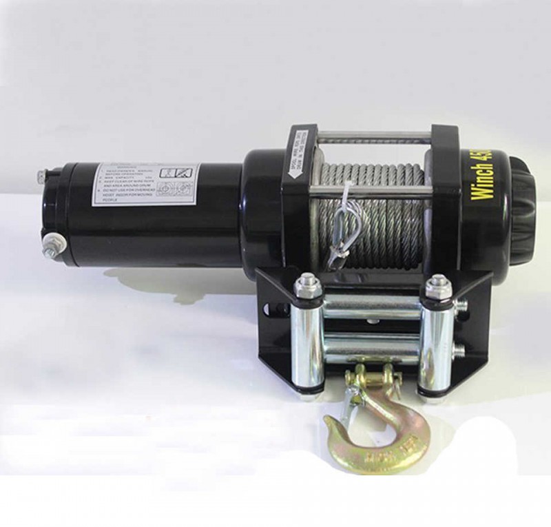 4500 lb off-road vehicle electric winch