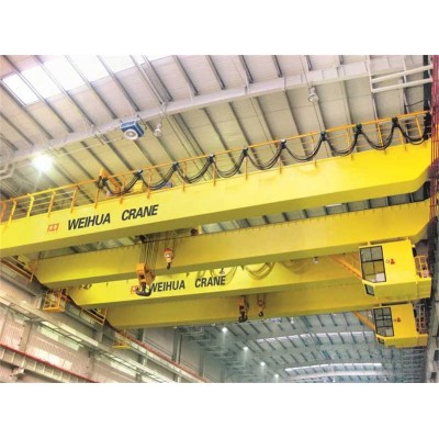 Industry Efficency Crane European Double Girder Bridge Crane with Hook 50t