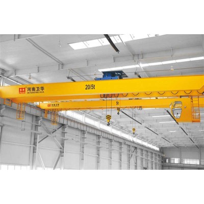 Industry Efficency Crane European Double Girder Bridge Crane with Hook 50t