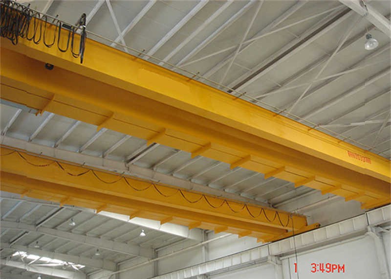 Double/Single girder overhead crane for Hefei Yongqiang Environmental Protection Engineering Co., Lt