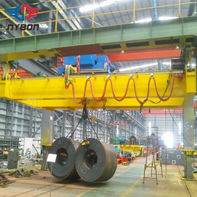 Qd Model Heavy Duty 50/10 Ton Double Girder Hook Type Overhead Crane