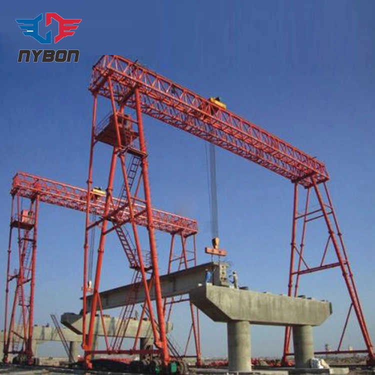 5 ton Truss Type Double Girder Bridge Crane for Precast Beam Yard