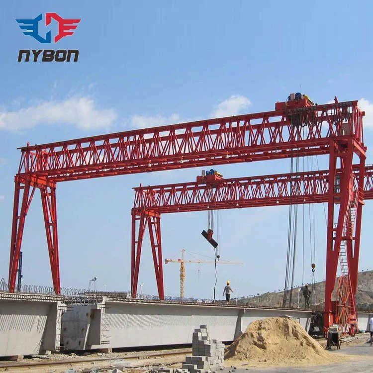 5 ton Truss Type Double Girder Bridge Crane for Precast Beam Yard