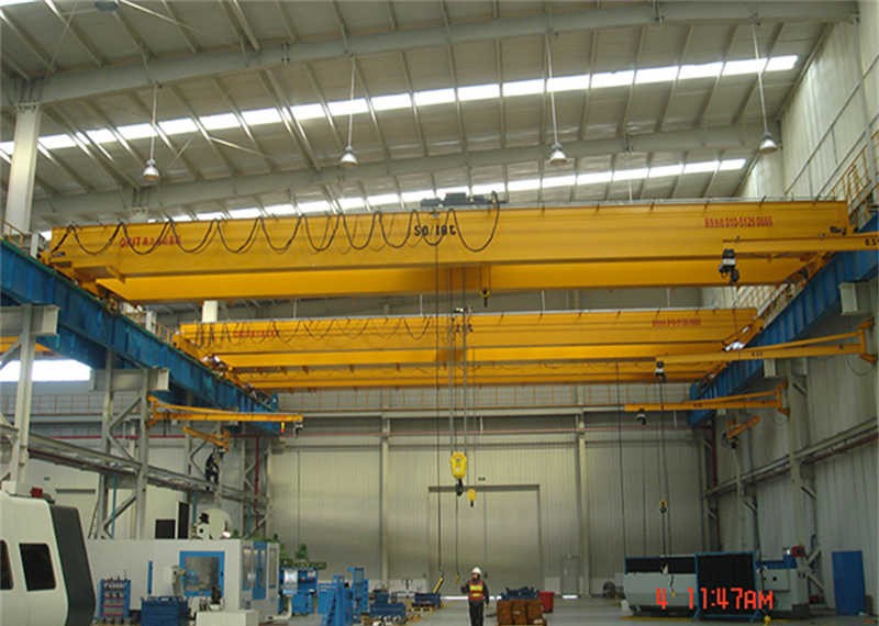 Single/Double girder overhead crane for Hefei Ansheng Environmental Protection and Energy Saving Equ