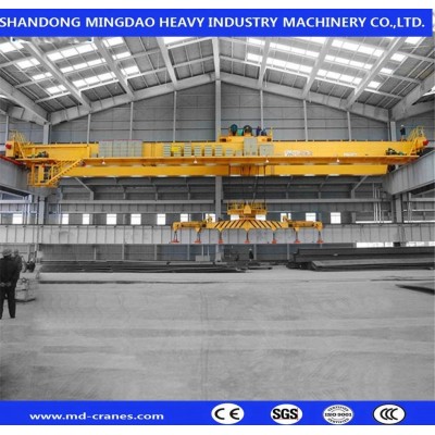 Top Quality Double Girder Electromagnet Overhead Crane for Steel Mills Using