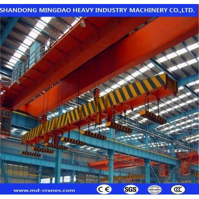 Top Quality Double Girder Electromagnet Overhead Crane for Steel Mills Using