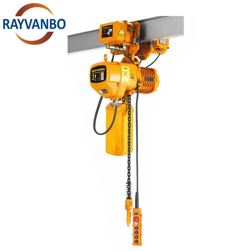 220V-440V Lifting Equipment 500kg to 5ton Low Headroom Electric Chain Hoist