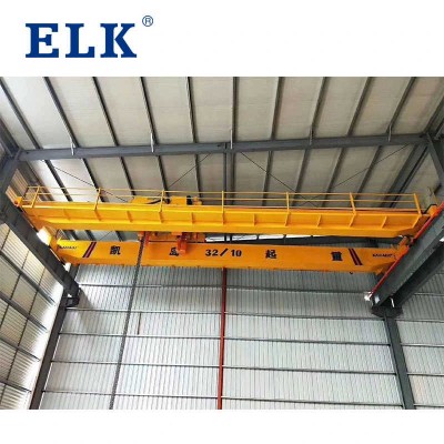 15 Ton Industrial Workstation Double Beam Overhead Bridge Crane